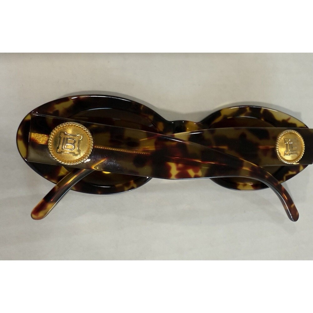 Laura Biagiotti LB 720/S 02Y Tortoise Gold Sunglasses 51-22 145 W/Ray-Ban Case - Picture 10 of 16